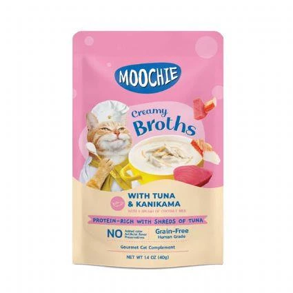 Moochie Ton Balıklı Ve Yengeçli Kedi Çorbası 40 Gr