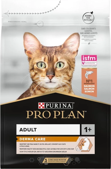 Pro Plan Derma Plus (Elegant Adult) Tüy Yumaği Kontrolü Somonlu Kedi Mamasi 1,5 Kg