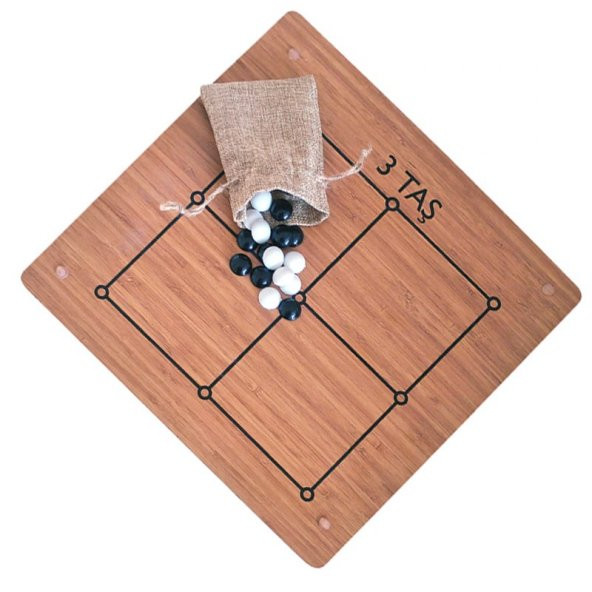 Redka 9 Taş - 3 Taş (Dokuz Taş - Üç Taş) Oyunu - Original Ürün - 3