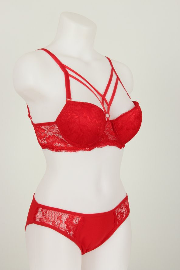 Labina Destekli İpli Sütyen & Kilot Takım-5500-3 - 8