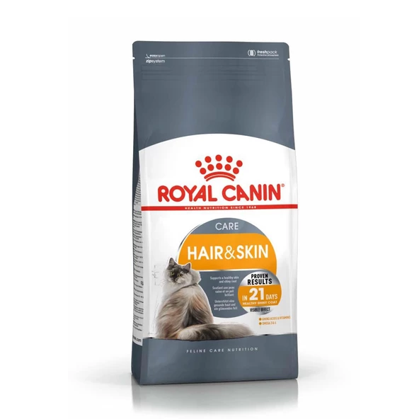 Royal Canin Hair & Skin Hassas Tüylü Kediler Için Mama 4 Kg