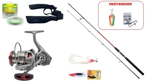 Remixon Flex Spin 270 cm 20-50 gr & Okuma Metolius MTL-4000A Spin Seti