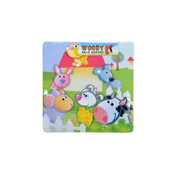 30058 Ahşap Puzzle 3D Kafalar - 2