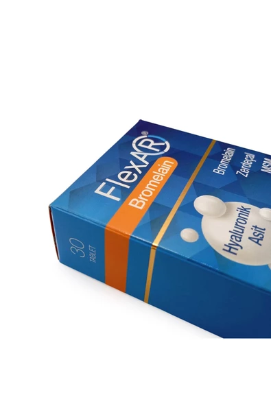 FlexAR Bromelain 30 Tablet 4'lü Paket - Resim 7