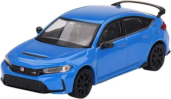 Mini GT 637 Honda Civic TYPE R Boost Blue Pearl 2023 LHD Model Araba - 3