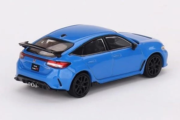 Mini GT 637 Honda Civic TYPE R Boost Blue Pearl 2023 LHD Model Araba - 2