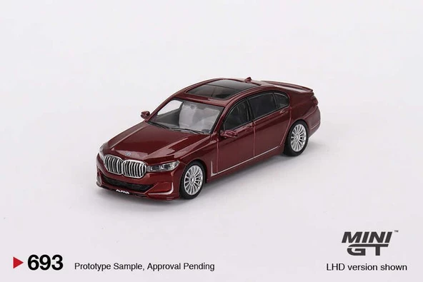 Mini GT 693 BMW Alpina B7 xDrive Aventurin LHD Model Araba
