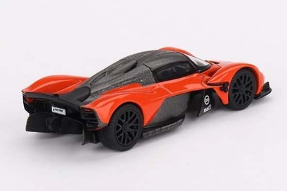 Mini GT 678 Aston Martin Valkyrie Maximum Orange LHD Model Araba - 3