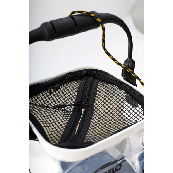 Fubelo Flar Katlanır Balıkçı Kovası (Beyaz) - Resim 2