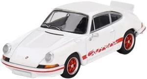 Mini GT 612 Porsche RS 2.7 Grand Prix White Red Livery LHD Model Araba - 1
