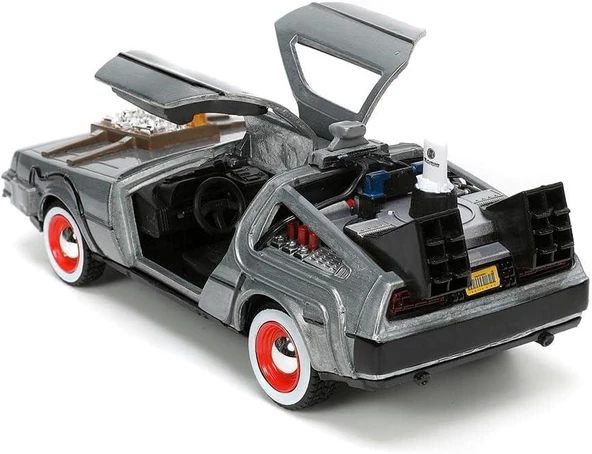 Jada Back to Future III Time Machine 1/32 Model Araba - 5