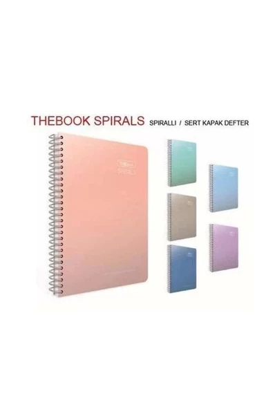 Gıpta Thebook Spırals Sp.sert Kapak Defter A4 100 Yaprak Çizgili 1 Adet