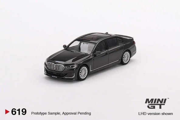 Mini GT 619 BMW Alpina B7 xDrive Dravit Grey Metallic LHD Model Araba - 2