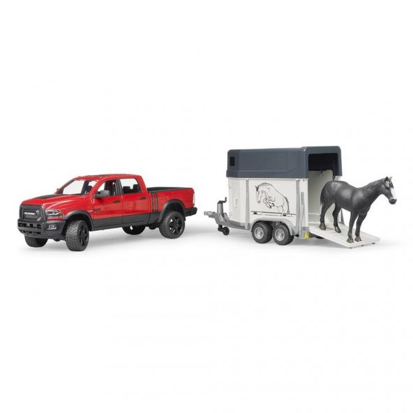 Bruder Ram 2500 Pickup Ve At Nakil Römorku 02501 - 3