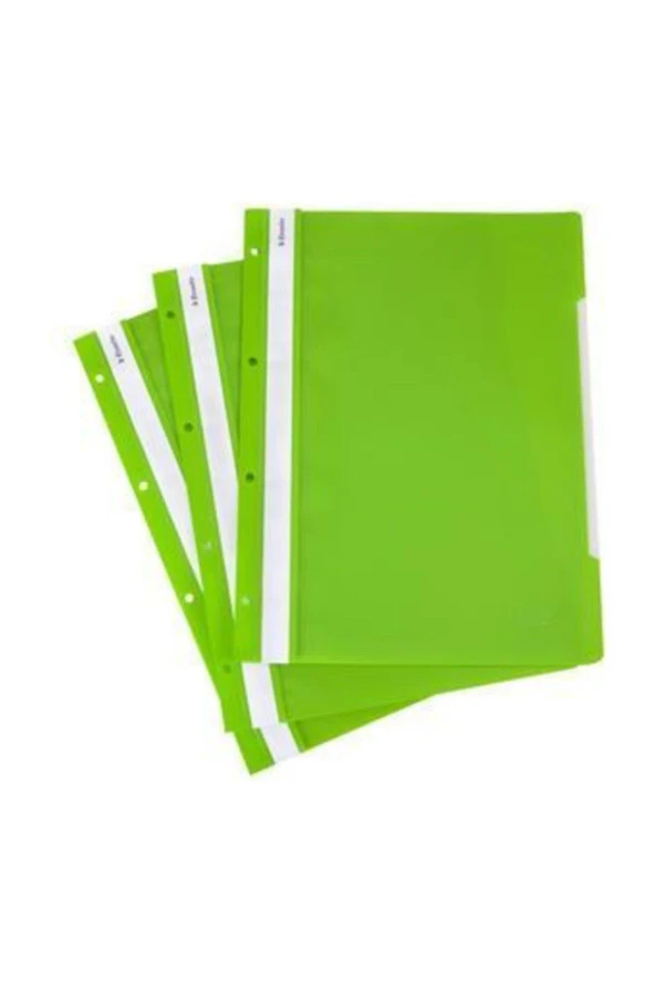 Esselte Telli Dosya Plastik A4 Yeşil (50 Li Paket)