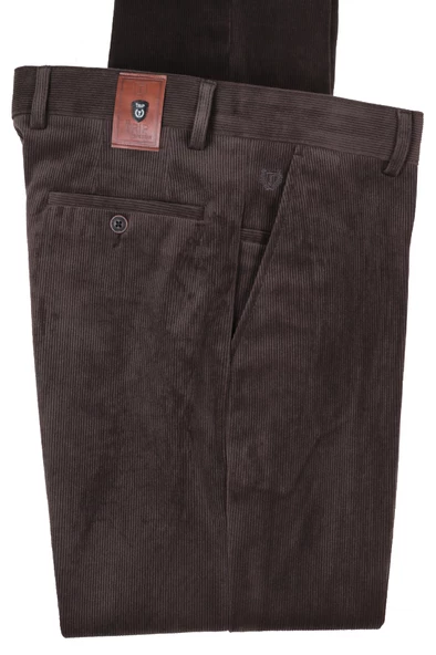 Erkek Kadife Pantolon Normal Kesim Kahverengi RAR01276 - 4