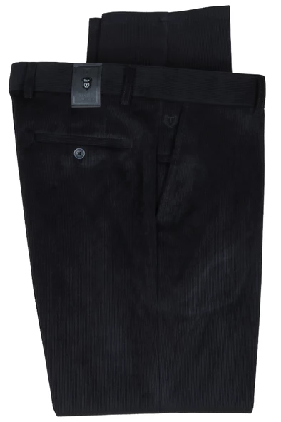 Erkek Kadife Pantolon Normal Kesim Lacivert RAR01275 - 4