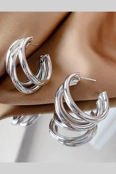 Kadın Vip Seri Ay Model Küpe zrk00588 - Resim 2