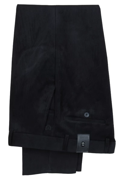 Erkek Kadife Pantolon Normal Kesim Lacivert RAR01275 - 5
