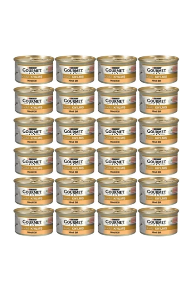 Gourmet Gold Kıyılmış Hindi Etli Kedi Konservesi 85gr X 24 Adet