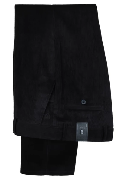 Erkek Kadife Pantolon Normal Kesim Siyah RAR01277 - 4