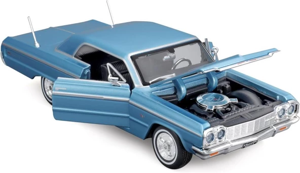 Maisto 1964 Chevrolet Impala SS 1/26 Model Araba - 4