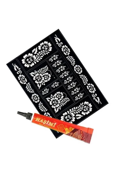 HAŞİMİ TÜP KINA (DÖVME DESEN ŞABLON HEDİYELİ)