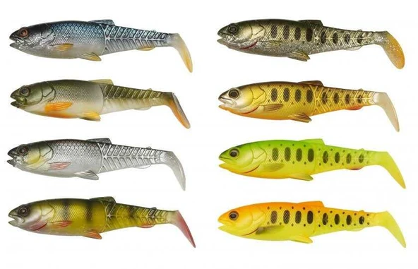 Savage Gear Craft Cannibal Paddletail 6.5 cm 4 gr Sahte Balık  Perch