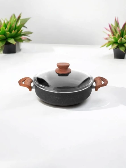 Evmutfak 28 cm CVS granit pilav tenceresi yanmaz yapistirmaz