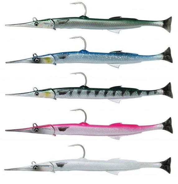 Savage gear Needlefish Pulsetail 2+1 14 cm 12g Sahte Balık  Pearl White Silver