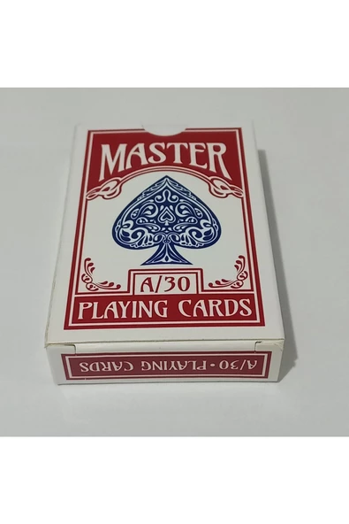 İSKAMBİL OYUN KARTI MASTER KIRMIZI - 2