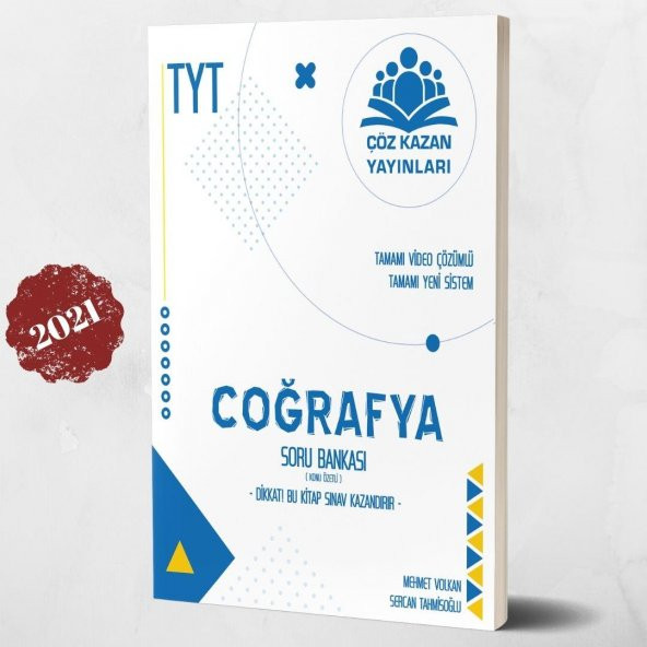 TYT Coğrafya Soru Bankası Çöz Kazan Yayınları