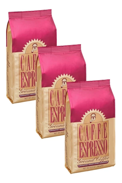 Öğütülmüş Espresso Kahve 250 G X 3 Adet