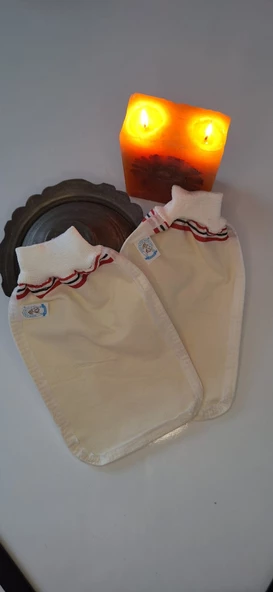 EKER NAZİK DOKUNUŞ HIZLIGİY KESE SETİ-2 ADET KESE-Lastikli Kese-Banyo ve Duş Kesesi - 5