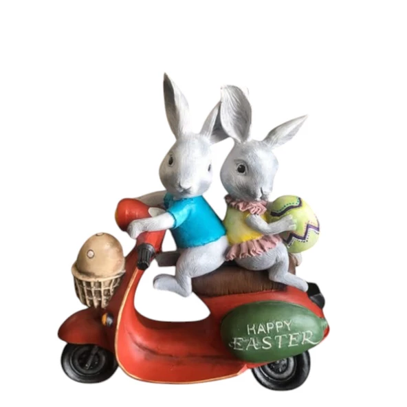 Motorlu - Motorsikletli Tavşanlar, Dekoratif Obje