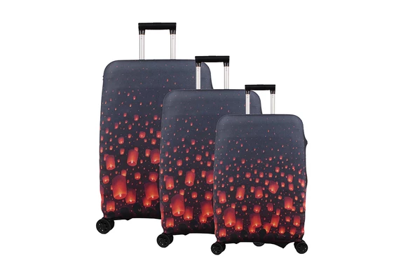 Bagacar Dilek 3lü Set Valiz Kılıfı, 3 lü Valiz Kemeri, 3lü Valiz Etiketi - Resim 2