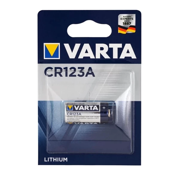 Varta Cr123a Profesyonel Lityum Pil