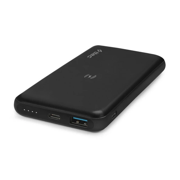 ttec PowerSlim Pro W 10.000mAh QI/PD/QC 3.0 Taşınabilir Hızlı Şarj Aleti / Powerbank