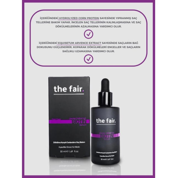the fair. Drone-Targeted Biotin Dökülme Önleyici Saç Serumu  1 Hyalufiller Drone +Biotin 50ml - 5