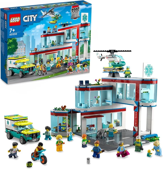 LEGO 60330 City Hastane Ambulans Kurtarma Helikopteri