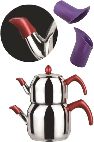 Kalsiyum Mood Çaydanlık Ülüğü Ucu Sızdırma Önleyici Sızdırmaz Matik Silikon Sıvı Sızdırmaz Önleyici - Resim 2