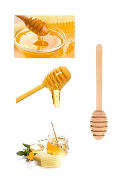 QNİAY Ahşap Bal Kaşığı Bambu Reçel Kaşığı ürün görseli