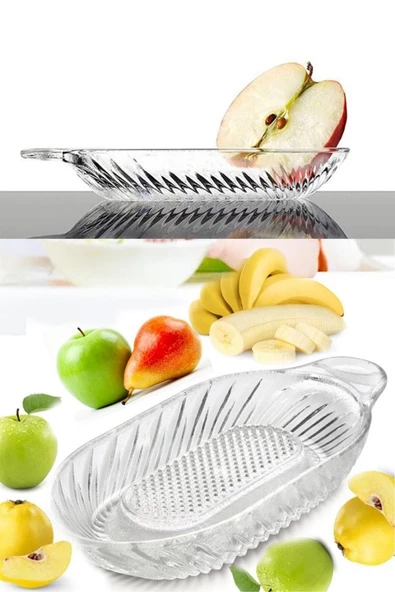 QNİAY Pratik Cam Elma Bebek Rendesi - Resim 2