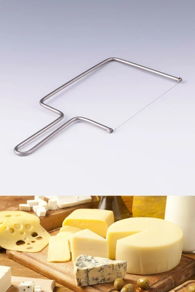 QNİAY Paslanmaz Peynir Dilimleyici Peynir Kesme Dilimleme Teli