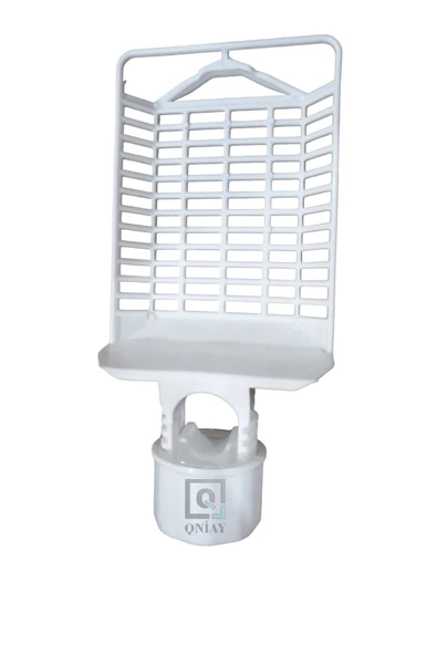 QNİAY Musluk Yanı Süngerlik Ayarlı Sabun Sünger Askısı Plastik Banyo Mutfak Evye Düzenleyici Askı Rafı Raf - Resim 2