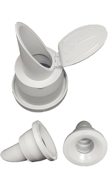 QNİAY Çekvalfli Adaptör Conta Ø50 Lavabo Eviye Gider Koku Önleyici Q2025 - 2