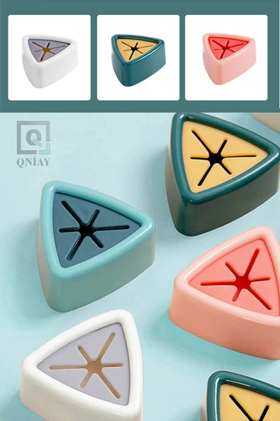 QNİAY Pratik Çok Amaçlı Tak Çek Güçlü Yapışkanlı 1 Adet Askılık Banyo Lif Askısı Mutfak Bez Havlu Askı - Resim 3