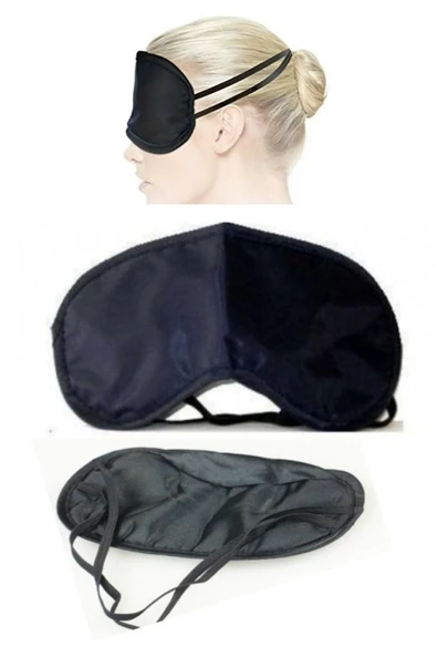 QNİAY Göz Bandı Uyku Bandı 4 Adet - Resim 2