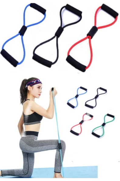 QNİAY Pilates Direnç Lastiği Jimnastik Lastiği Egzersiz Yoga Plates - Resim 2