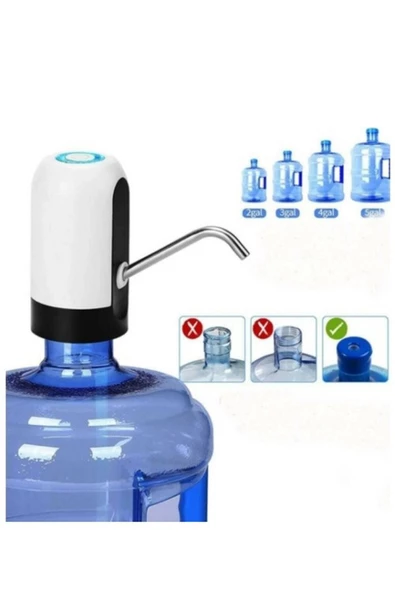 QNİAY Şarjlı Damacana Su Pompası - 3